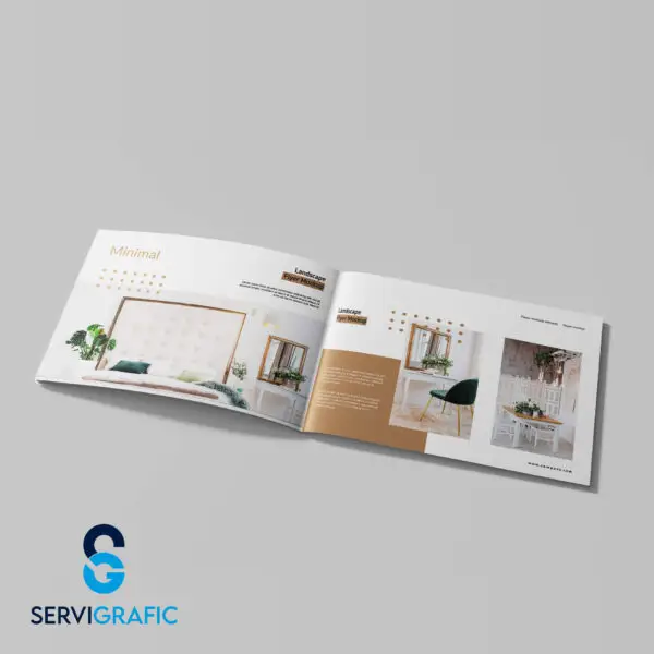 Díptico A6 Horizontal