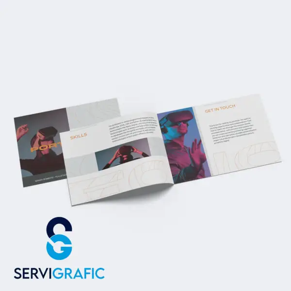 Díptico A5 Horizontal